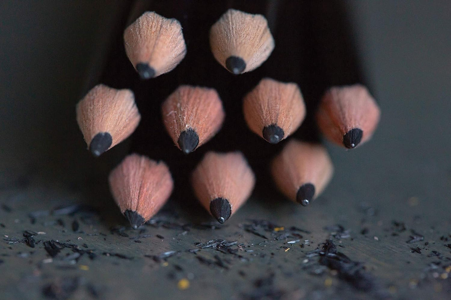 Wood-Cased Pencils, 2 HB Soft, Black, 24 Count