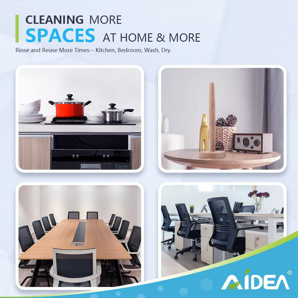Cleaning Wipes, Multi-Purpose Towel and Reusable Cleaning Cloths 80Ct(1 Pack), Domestic Wipes for Kitchen and Office (12''X24'')
