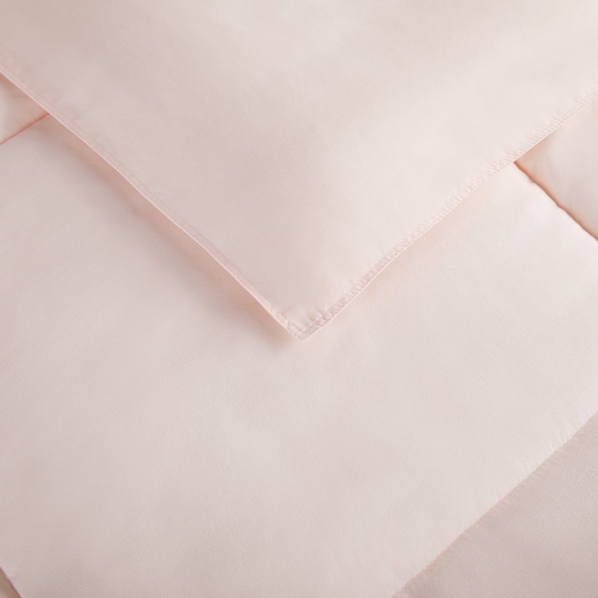 Simply 2-Piece Clean Antimicrobial Blush Pink Comforter Set, Twin XL