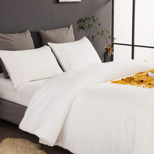 White Fluffy Queen Comforter Set Velvet Bedding Comforter Sets All Season Soft Comforter White Comforter Queen with 2 X Pillow Cases