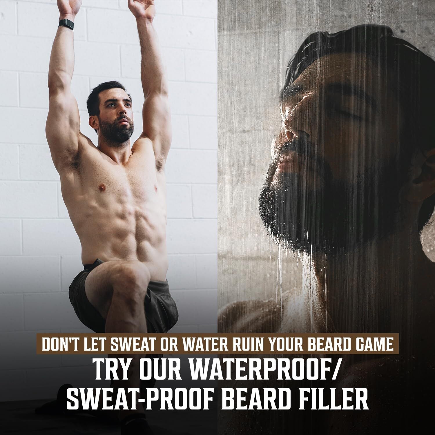 2 Pack Brown Beard Pencil Filler for Men Lapiz Para Barba De Hombre